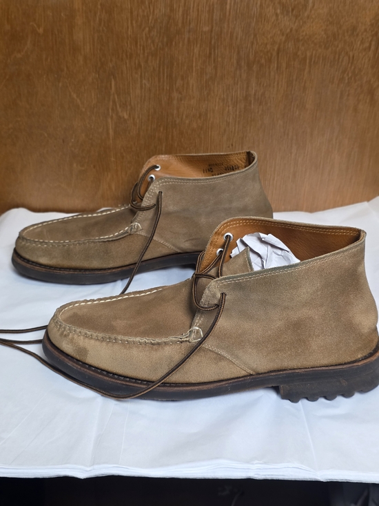 MADE IN USA RALPH LAUREN VINTAGE CHUKKA SUEDE BOOTS 11.5 D main image 4